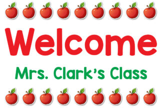 Apple Door Sign