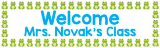 Frog Banner