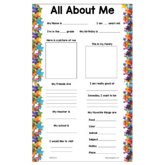 All About Me Poster Set
