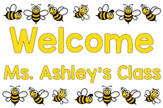 Bee Door Sign