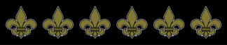 Fleur de Lis Black Trimmer