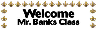 Fleur de Lis Banner