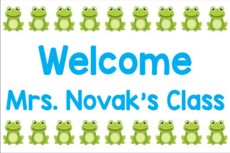 Frog Door Sign