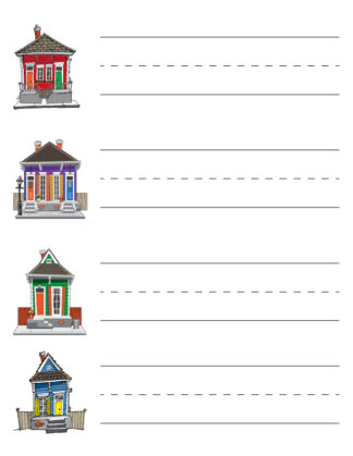 NOLA Houses Desk Name Plates