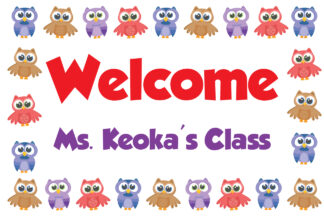 Owl Door Sign