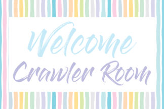 Pastel Door Sign