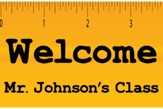 Ruler Door Sign