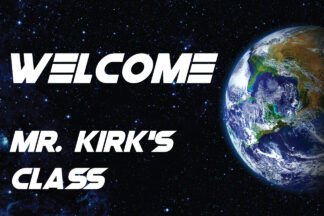 Space Door Sign