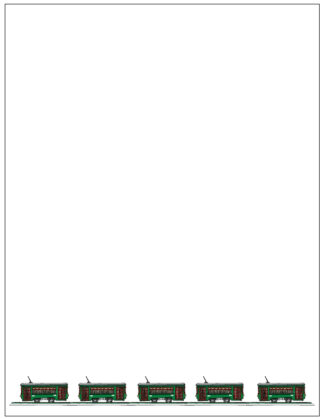Streetcar Computer Paper